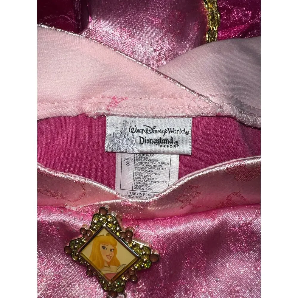 Disney Parks Princess Sleeping Beauty (Aurora) pink ball gown Costume girls sz S